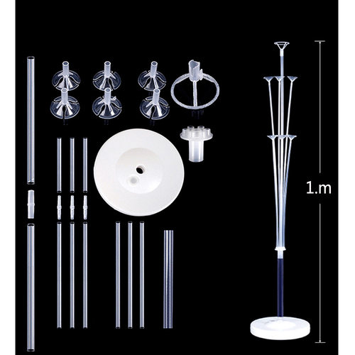 气球支架桌摆落地装饰生日派对立柱路引婚庆地飘婚房装饰场景布置 - 图1