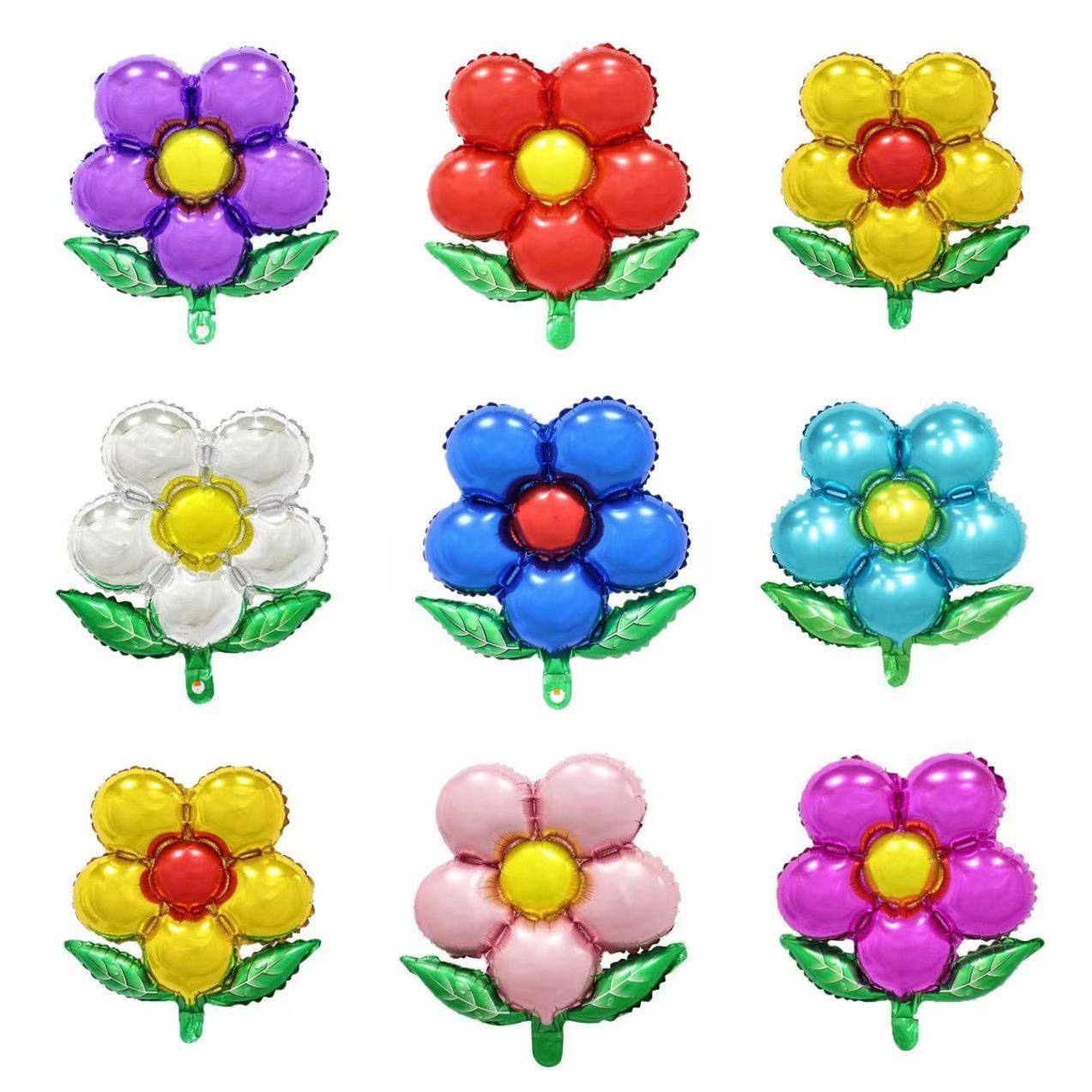 五瓣花铝膜气球生日派对商场店铺店面场景布置学校教室幼儿园装饰,淘宝优惠券,粉丝福利购,淘宝优惠卷