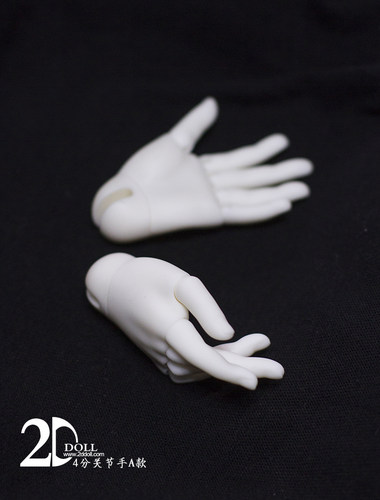 2ddoll 1/4  4分尺寸通用  关节手A款  BJD配件 - 图3