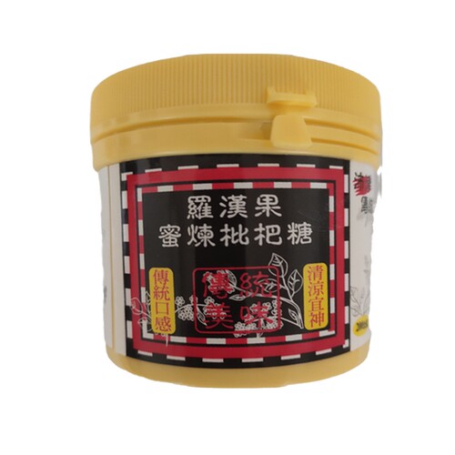 台湾进口沛津罗汉果蜜炼枇杷罐装薄荷喉糖传统口味清凉爽声硬糖 - 图3