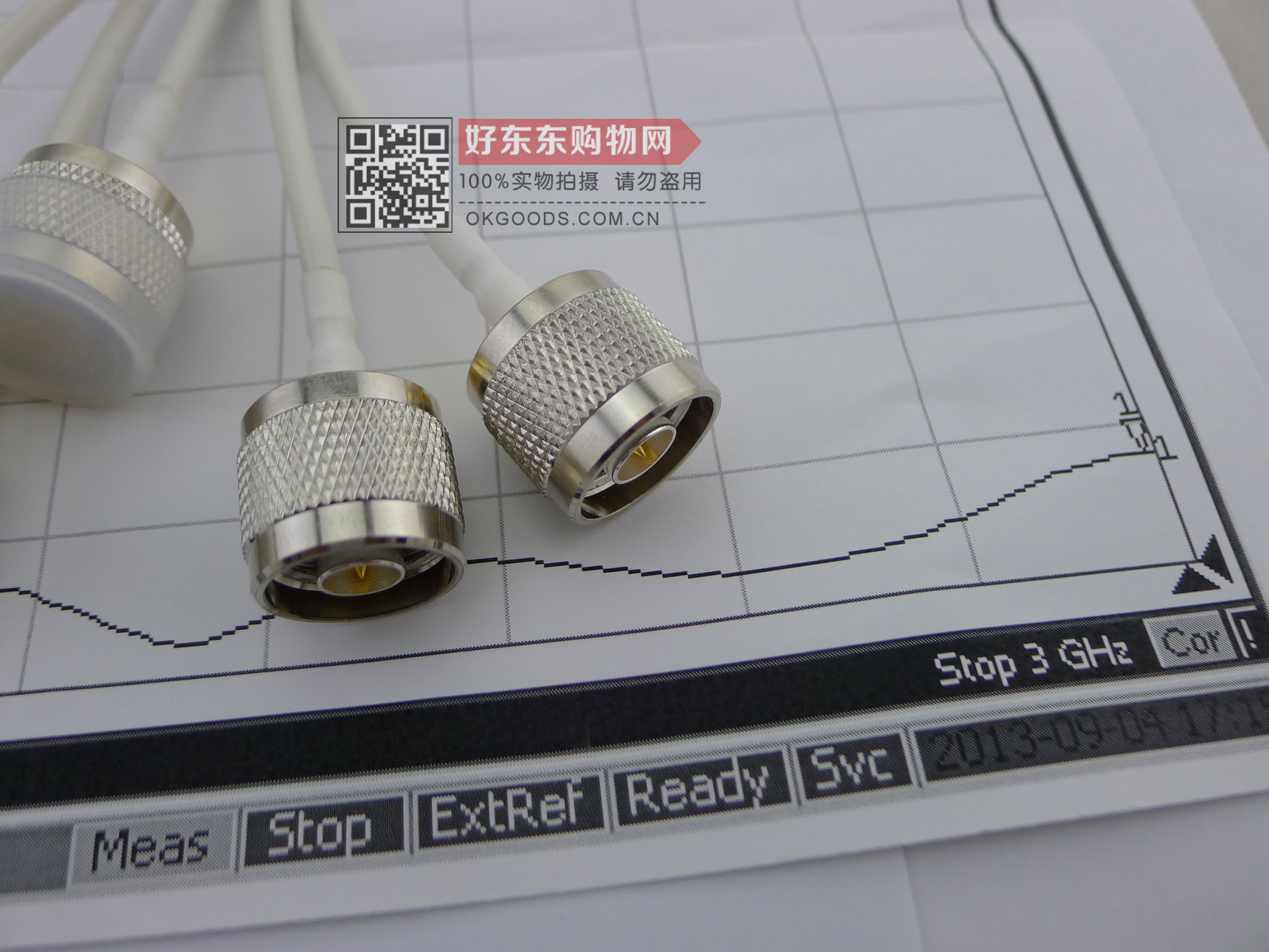 高频半柔测试线系列 双N公头 采用进口141 RG402 3号半柔电缆 - 图2