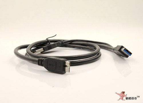 德国订单 USB3.0数据线 A公对MicroB Y 型 移动硬盘 3头加强供电 - 图1