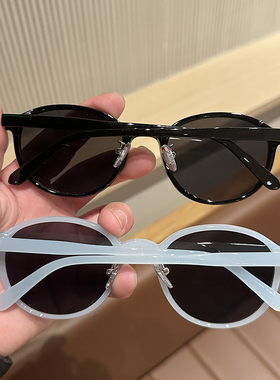 男女通用街拍韩版时尚茶色显脸小