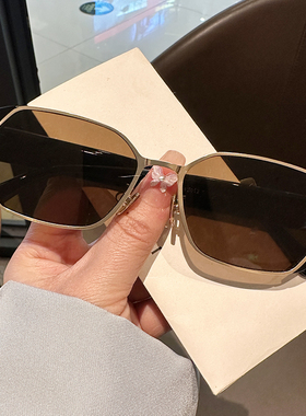 复古显瘦小冰块高级感方框墨镜