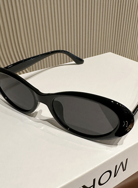 2025新款复古猫眼墨镜女欧美辣妹风高级感户外遮阳显脸小太阳眼镜