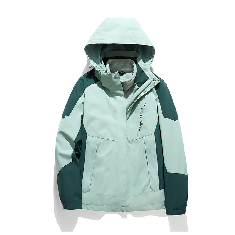 园服幼儿园老师冲锋衣春秋冬季新款教师三件套早教幼师工作服定制