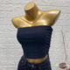 JU is sexy! High-end color series 4 colors, double-layer elasticity to show your figure, hot girl short top, vest and tube top