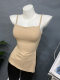 A must-have for a concave shape~ Slit camisole with chest pads