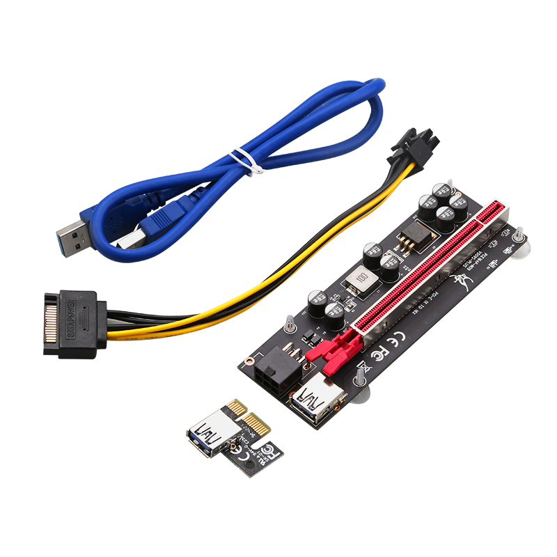 DIEWU【加屏蔽】PCI-E1x转16x显卡专用延长线 PCIE16X转1X延长线 - 图3