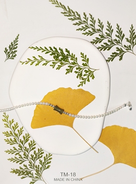 玉竹凝光 天然淡水珍珠手链玉竹新中式气质轻奢中性小众设计 H014