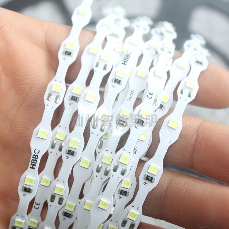 led灯带12VS型蛇形高亮2835软灯带 可弯曲树脂发光模组迷你字灯条 - 图1