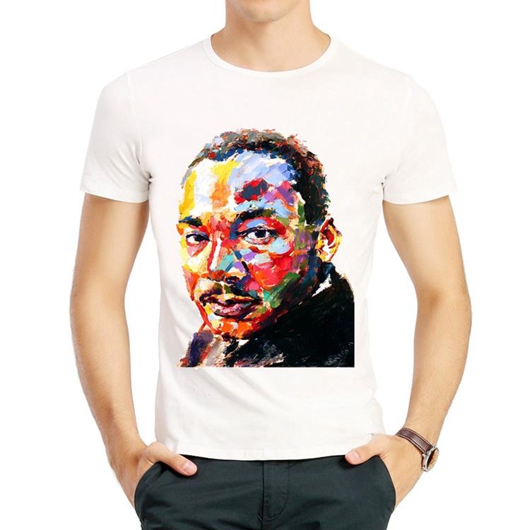 马丁路德金T恤名人印花短袖衣服男女 Martin Luther King T-shirt