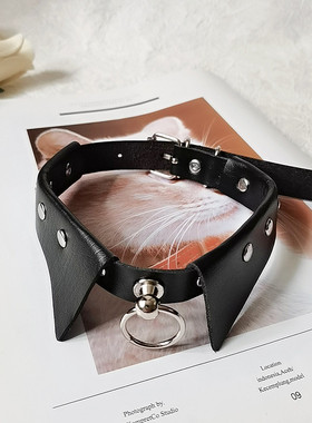 无金属PU皮女时尚项链