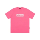 Xpx Zhou Baihao Fluo Fluo Fluorescent Color Xpxviii Печать логотипа круглое шея короткая -