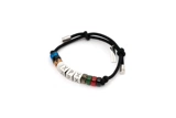 Xpx Zhou Baihao Metal & Glass Multi Beads Браслет металлический металл плохой браслет плохой