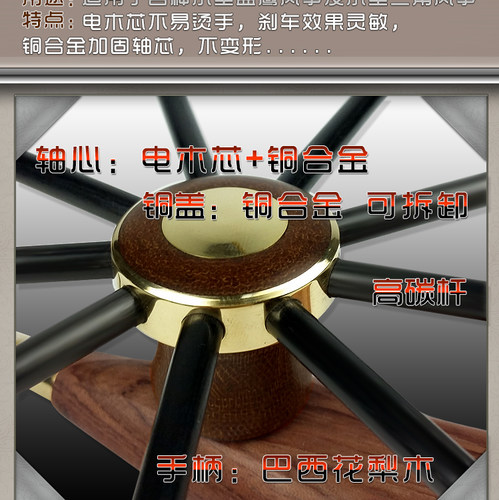 北京鲁缘风筝店小型盘鹰轮盘鹰风筝轮碳杆叉子轮屁帘轮高档 - 图2