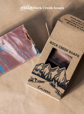 Rock Creek Soaps-火山口 Caldera 清洁保湿男女香皂沐浴皂 118g