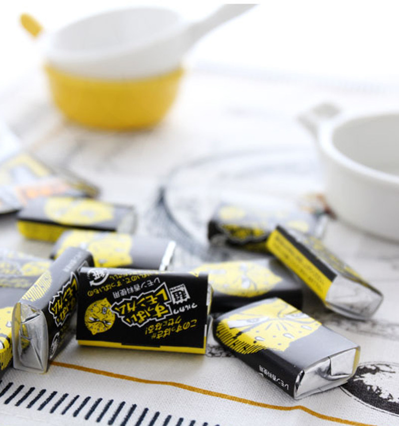 越嚼越酸 酸到不敢嚼 日本超酸超刺激柠檬口香糖 提醒劲酸泡泡糖