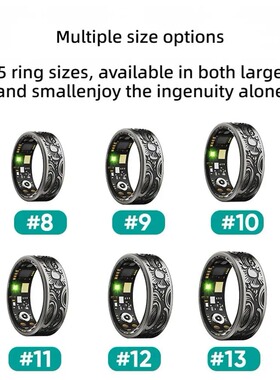 Smart Ring Heart Rate Blood Pressure Blood Oxygen Ring