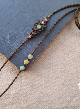 鱼小丸手作南美蜡线手工编绳diy吊坠绳玉器挂件绳材料包视频教程