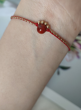 鱼小丸手作情侣亲子南红小清新