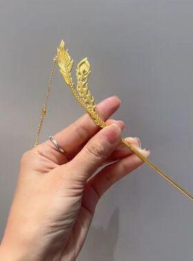 古法龙凤尾流苏发簪古典气质设计款发钗新中式簪子婚嫁发饰
