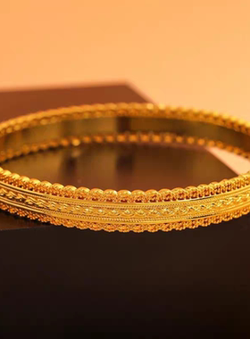 腰缠万贯手镯女时尚2026新款麦穗花边设计小众气质手环送女友礼物