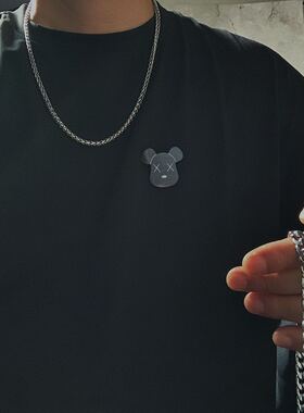 韩版个性简约钛钢项链ins龙骨链