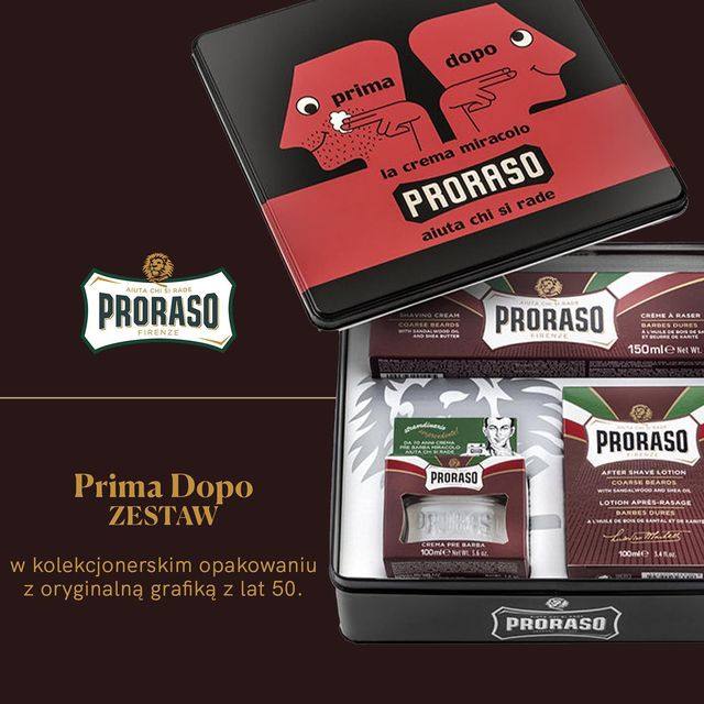 意大利Proraso檀香滋润剃霜须后水剃须膏男士生日礼盒【三件套】,淘宝优惠券,粉丝福利购,淘宝优惠卷