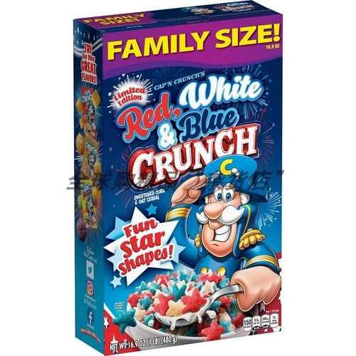 美国CAP'N CRUNCH全谷物原味五彩水果球草莓彩虹早餐冲饮燕麦圈片 - 图2