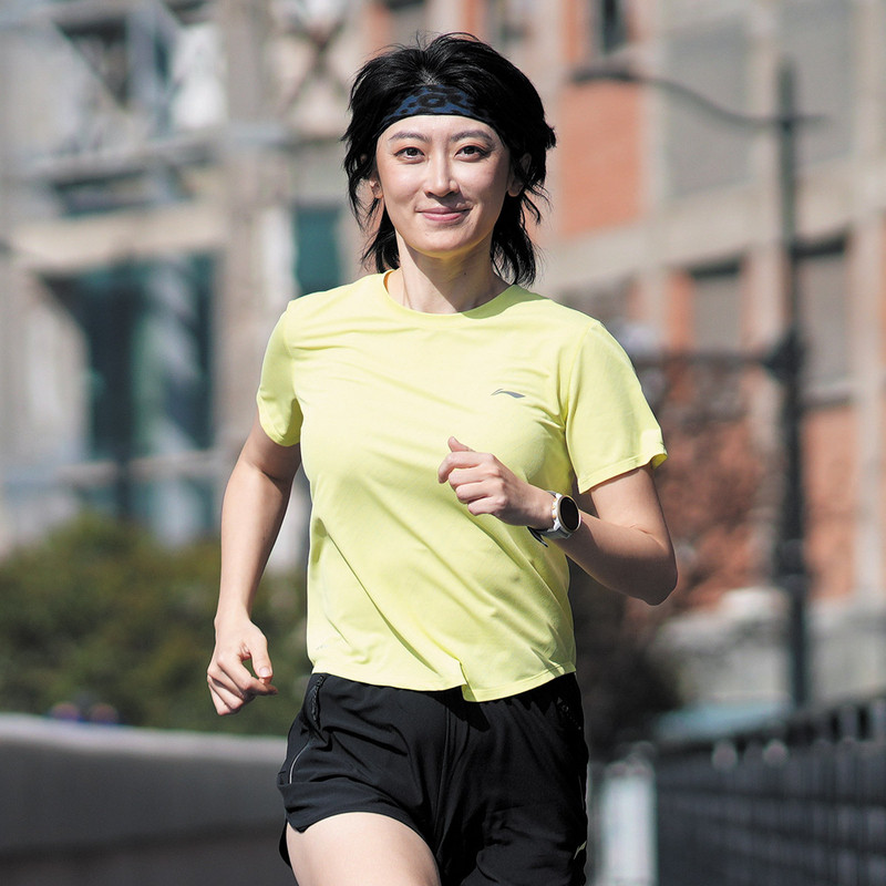 李宁短袖女款秋跑训简约常规短袖T恤速干透气运动半袖夏装-B品,淘宝优惠券,粉丝福利购,淘宝优惠卷