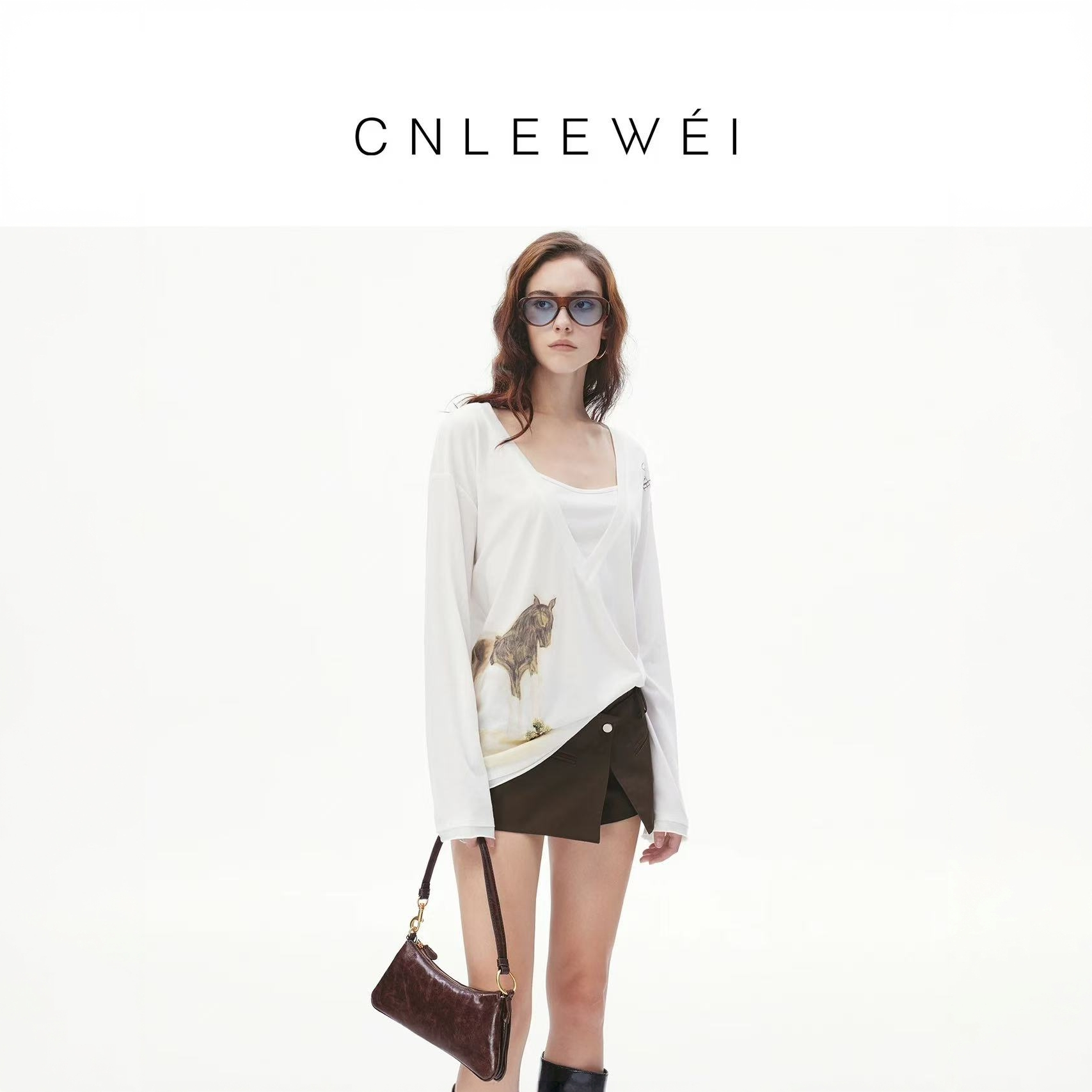 CNLEEWEI26早春新品小众设计高智感显瘦两件套搭片裙裤短裤0901/2,淘宝优惠券,粉丝福利购,淘宝优惠卷