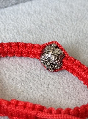 泰国的象神好运红色手绳