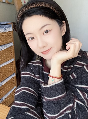 红玛瑙萤石多巴胺双圈水晶手链