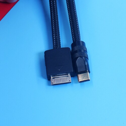 高清SONY索尼DOCK金砖/黑砖WALKMAN转USB-B方口Type-C连接耳放音频线森海塞尔HDV820解码器台式耳放连接线 - 图0