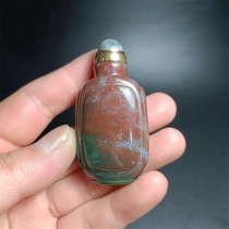 A12 Water Grass Agate Noose Smoke Pot Natural Pure Hand