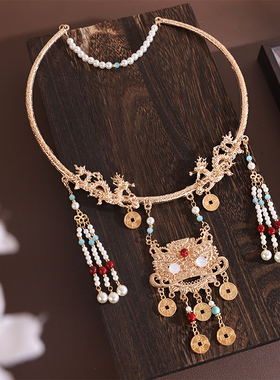 明制璎珞汉服配饰项圈流苏项链