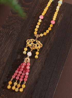 新中式汉服旗袍项圈项链配饰