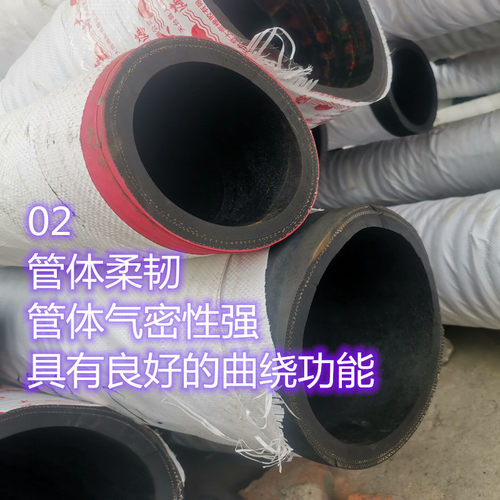 高压吸沙抽沙负压管钢丝缠绕管吸引管抽砂管排水管耐磨泥浆橡胶管 - 图0