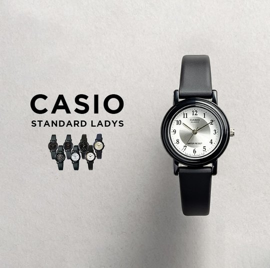 Japon CASIO Casio mini petite montre ronde simple rétro étudiant examen montre internet célébrité résine petite montre noire