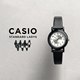 Japon CASIO Casio mini petite montre ronde simple rétro étudiant examen montre internet célébrité résine petite montre noire