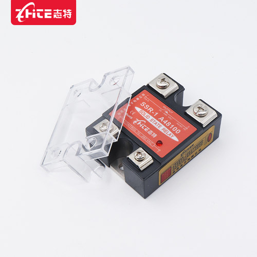志特单相通用固态继电器100A 220V AC-AC SSR-1A48100 交流控交流 - 图2