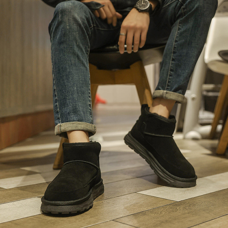 皮毛一体雪地靴男冬季东北加绒加厚45男士46特大码47保暖48棉鞋49,淘宝优惠券,粉丝福利购,淘宝优惠卷