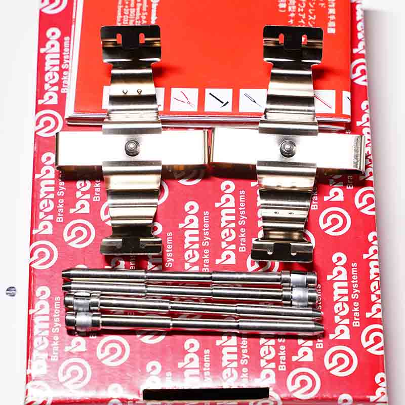 汽车分泵修理包改装卡钳弹簧片插销修理包斯巴鲁sti卡钳压片销子 - 图1