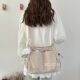 Waterproof canvas bag casual crossbody small bag can hold books