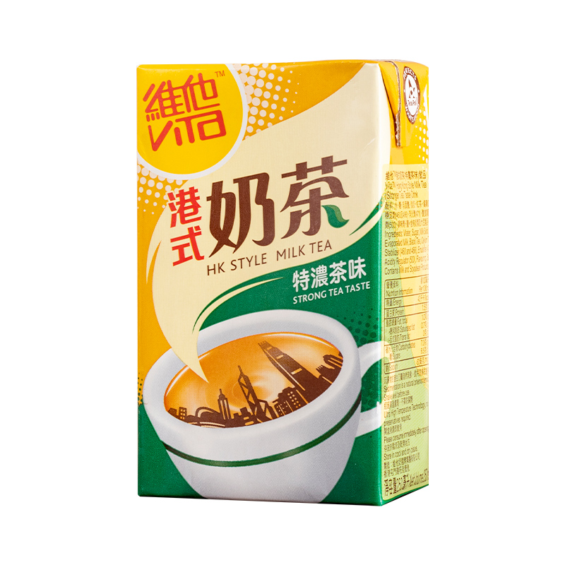 香港版Vita维他奶茶250mlx10盒港式特浓原味奶茶茶饮料下午茶饮品 - 图3