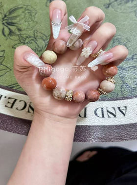 天然大颗珊瑚玉女款手链