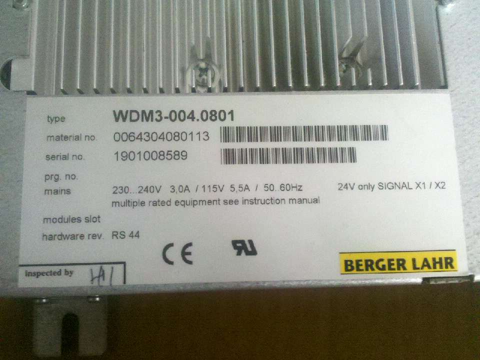 议价供应百格拉bergerlahr 驱动器 WDM3-004.0801正品 - 图0