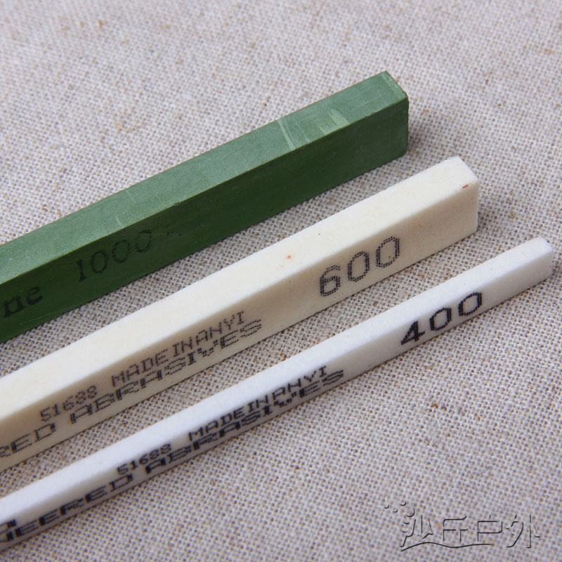 400/600/1000目 磨刀石油石条磨刀捧条器精磨石双面可用 沙丘户外 - 图0