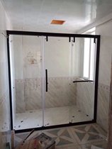 The shower room is customized